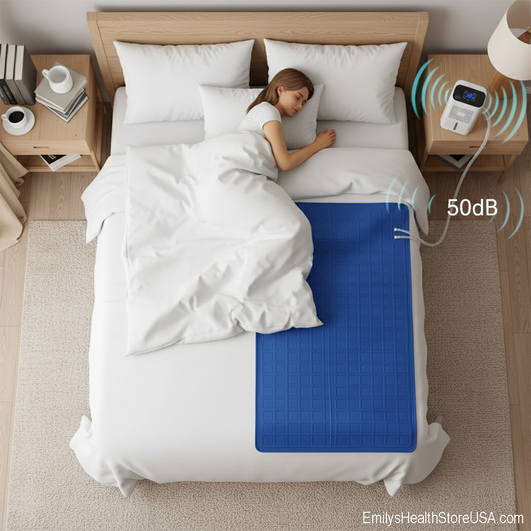Water Cooling Mattress Pad - Bed Cooling System for Night Sweats