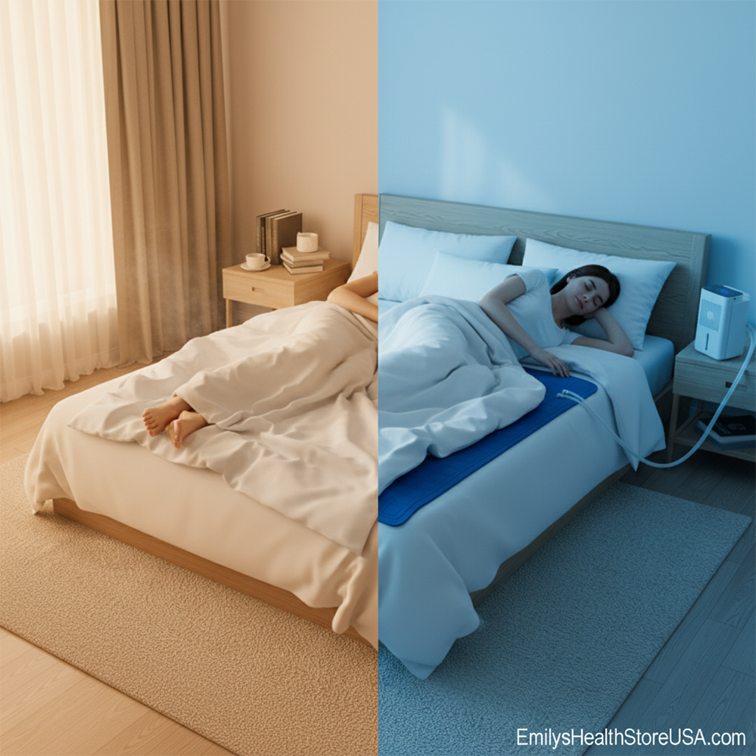 Water Cooling Mattress Pad - Bed Cooling System for Night Sweats