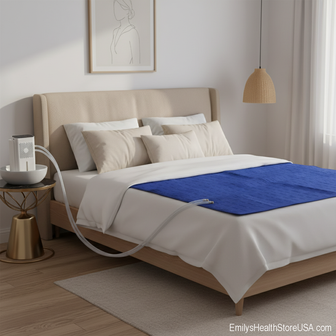 Water Cooling Mattress Pad - Bed Cooling System for Night Sweats