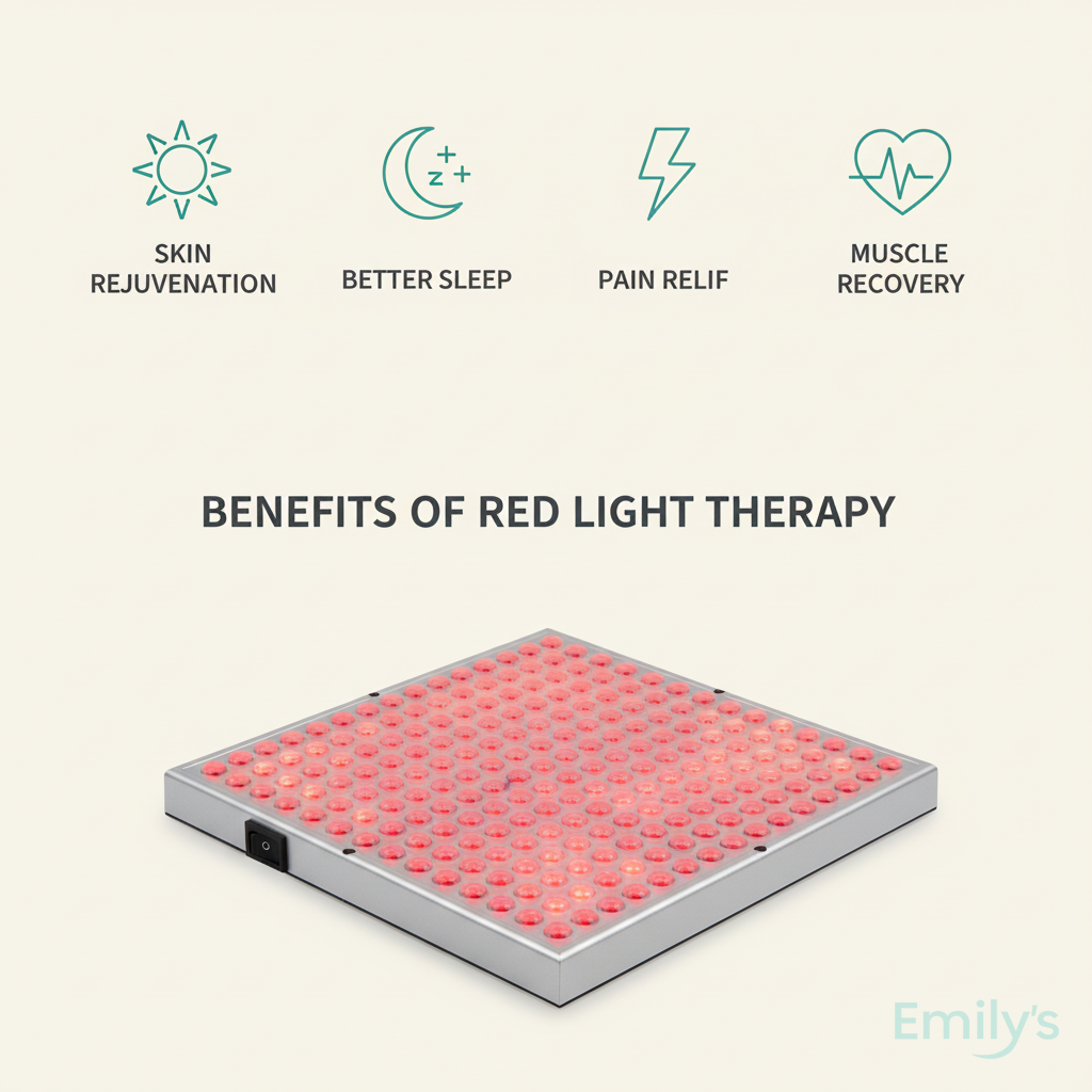 Medical-grade red light therapy device for chronic pain and inflammation relief