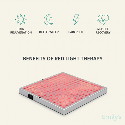 Medical-grade red light therapy device for chronic pain and inflammation relief