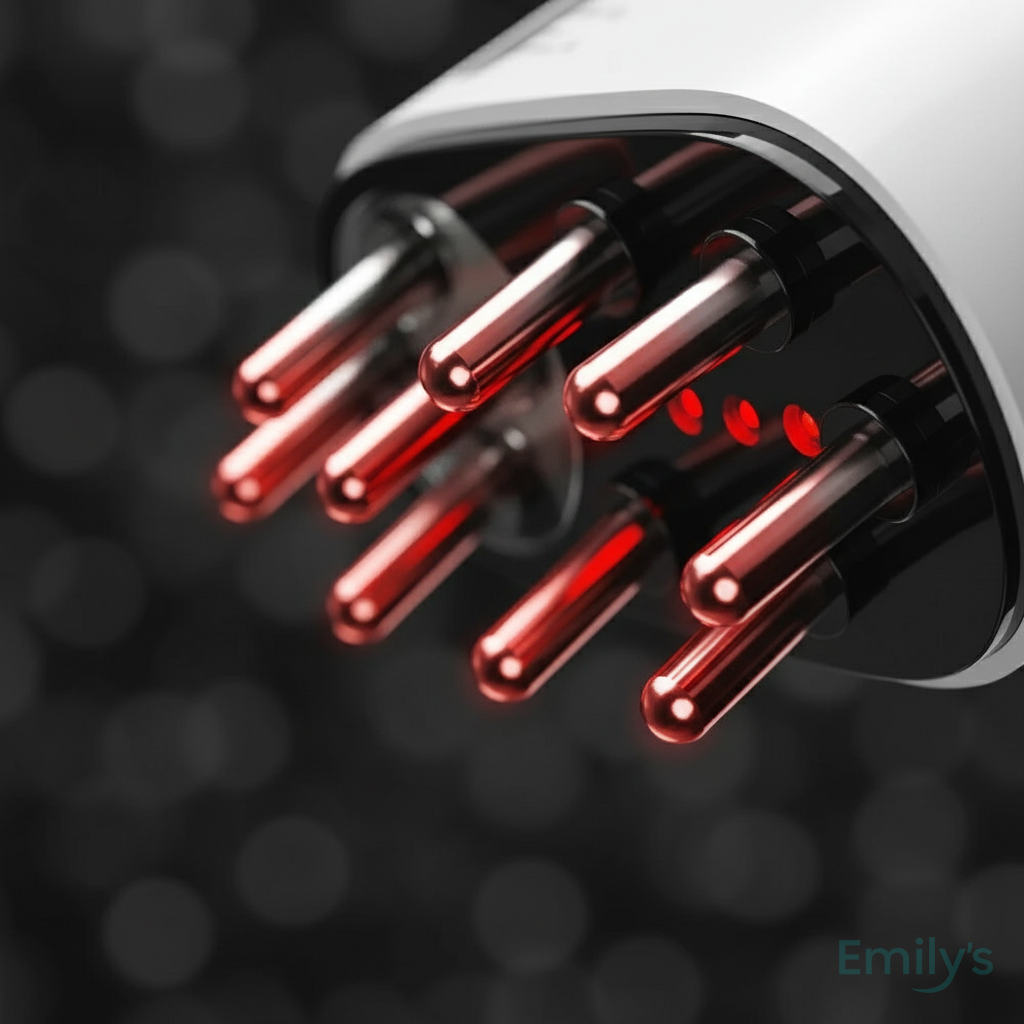 Compact scalp massager device with vibration technology for tension relief