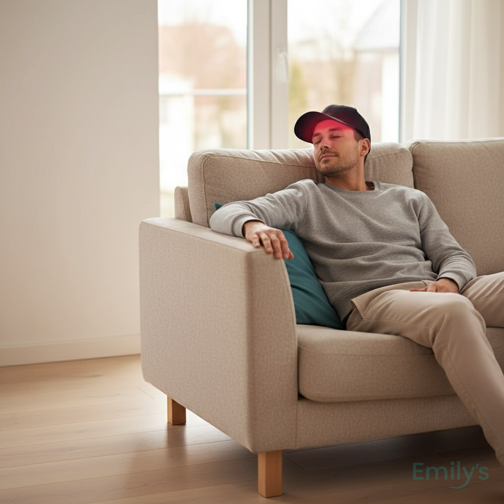 Red light therapy hair growth device for men and women at home