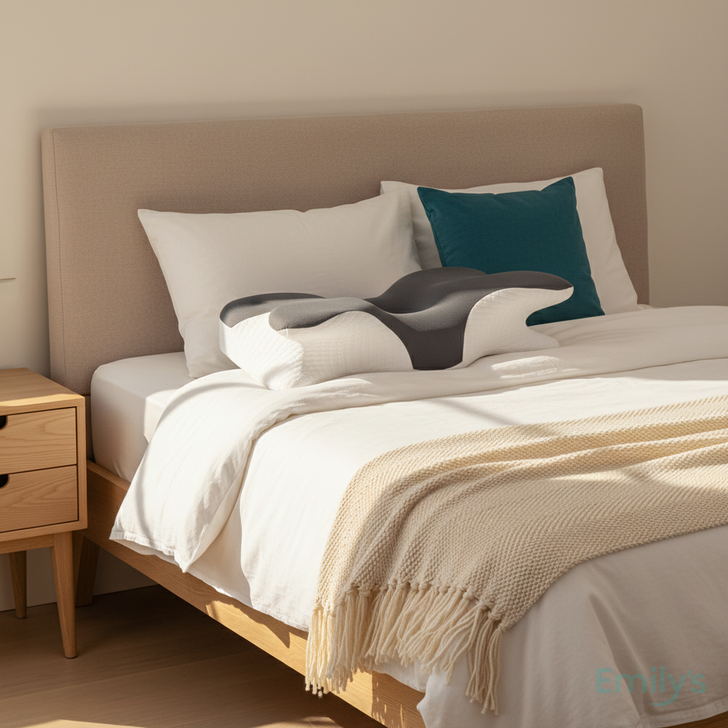 Orthopedic cervical pillow for therapeutic neck support and pain relief