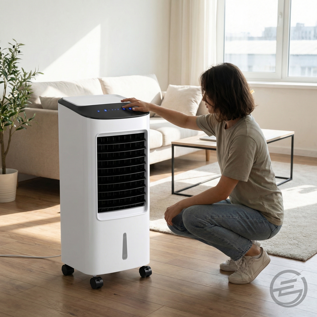 AirCool customer using cooler