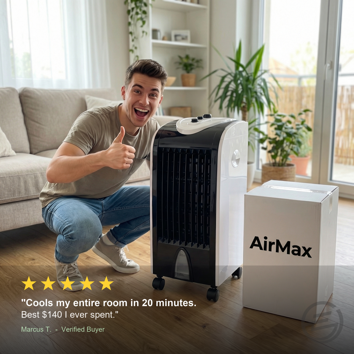 AirMax UGC customer review 5 stars