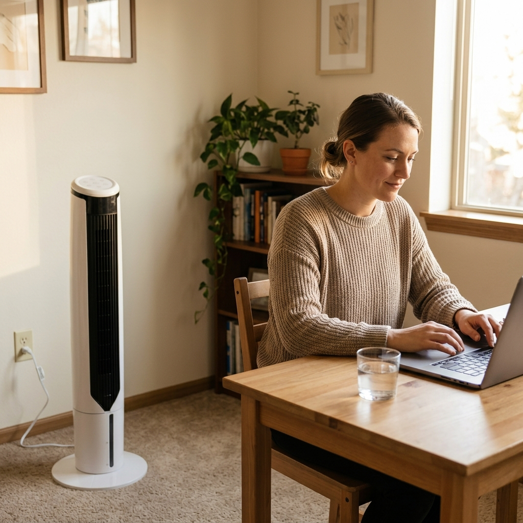 AeroFreeze Tower — Windowless Portable AC