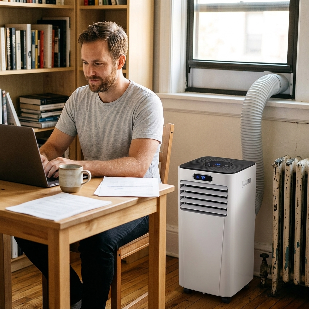 FrostGuard - 10000 BTU Portable Air Conditioner and Dehumidifier