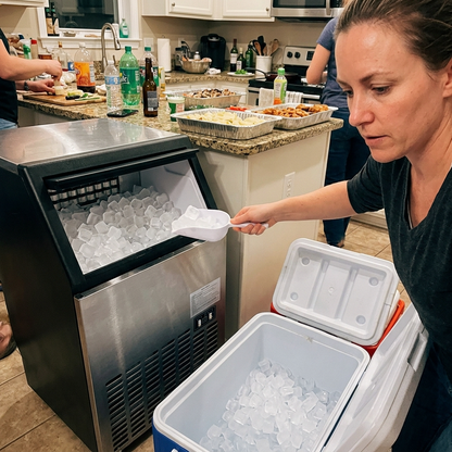 SteelFrost Pro - Commercial Built-In Stainless Steel Ice Maker
