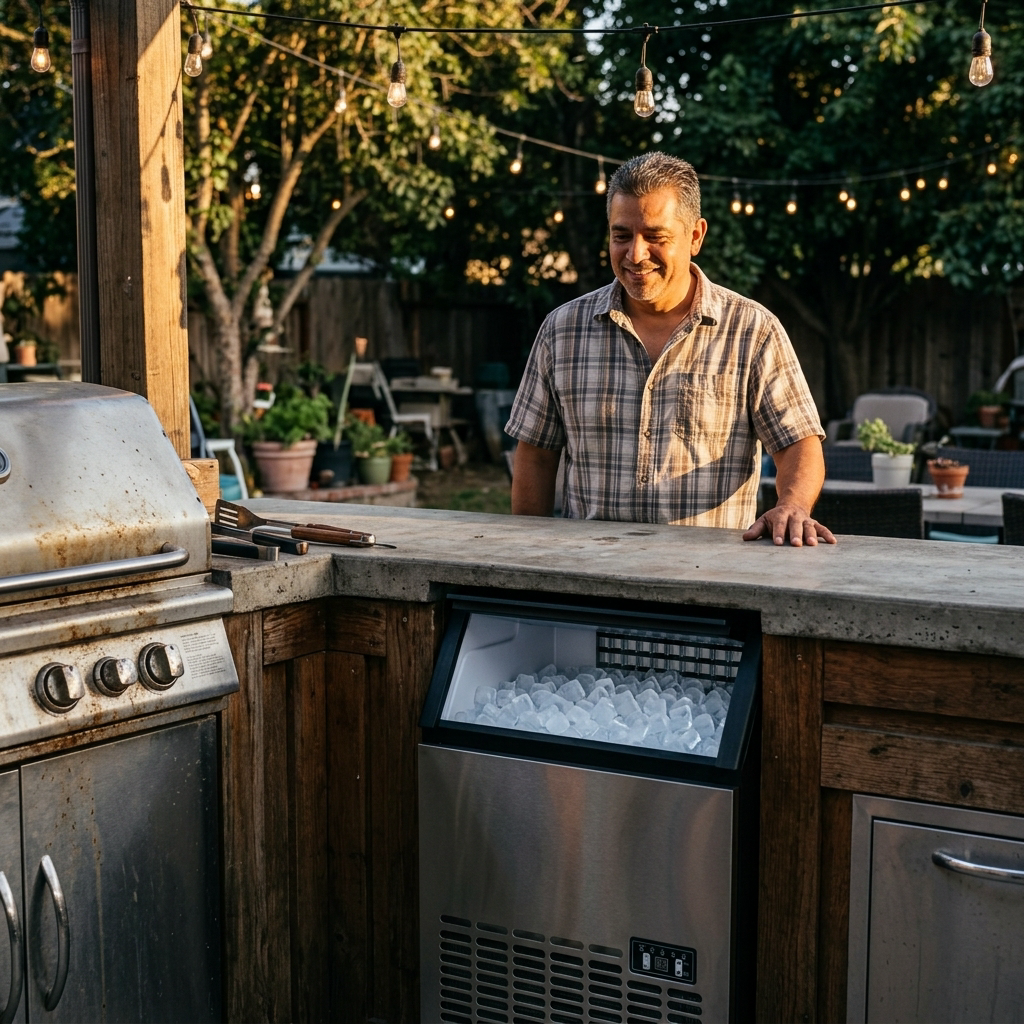SteelFrost Pro - Commercial Built-In Stainless Steel Ice Maker
