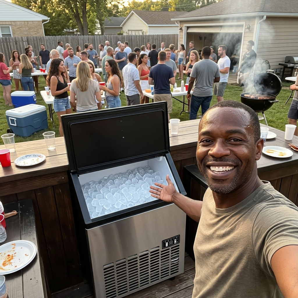 SteelFrost Pro - Commercial Built-In Stainless Steel Ice Maker