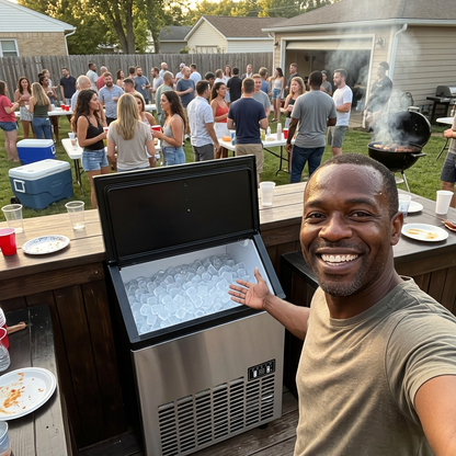 SteelFrost Pro - Commercial Built-In Stainless Steel Ice Maker