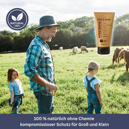 Beef Tallow Mineralischer Sonnenschutz SPF 50 – Natürlicher UV-Schutz