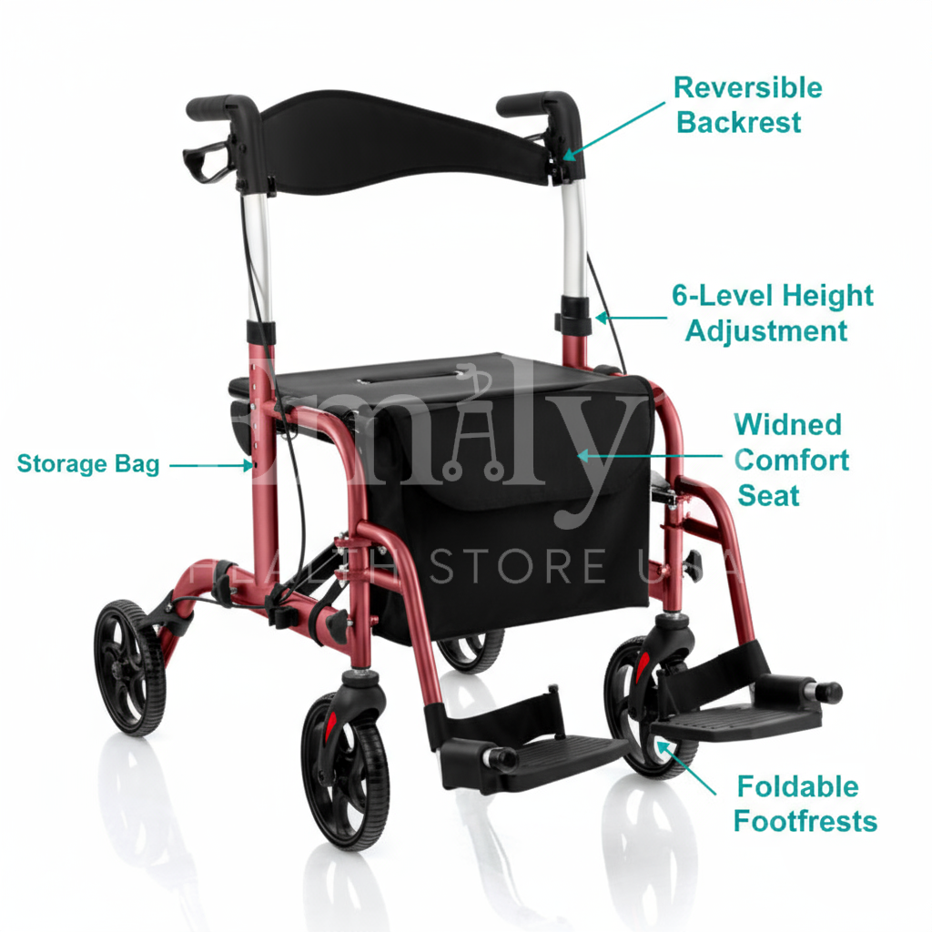 Emily's DualComfort™ 2-in-1 Walker