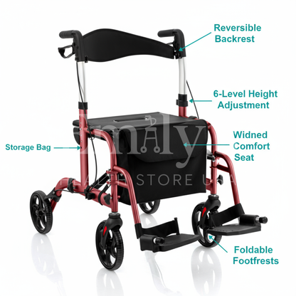 Emily's DualComfort™ 2-in-1 Walker