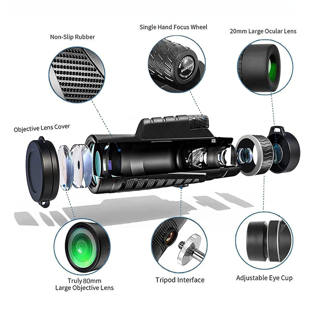 Military Grade Monocular Telescope