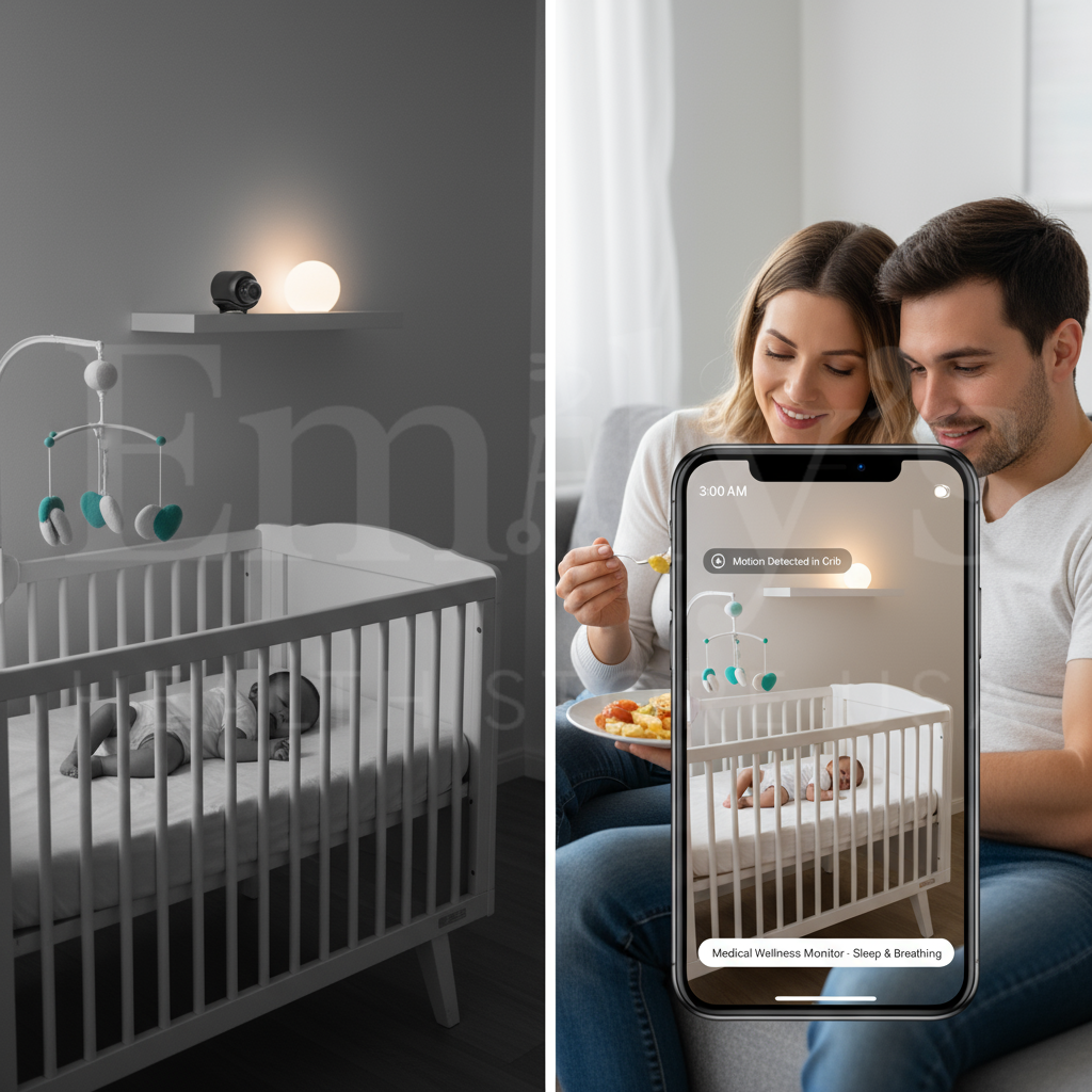 Mini WiFi camera motion detection night vision battery powered