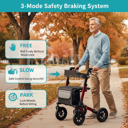 Emily's ComfortGlide™ Rollator Walker