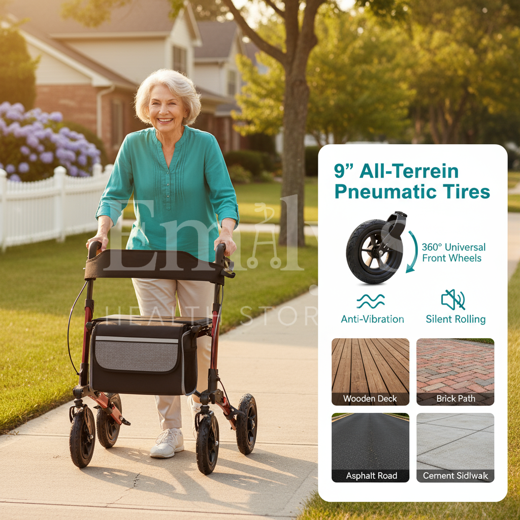 Emily's ComfortGlide™ Rollator Walker