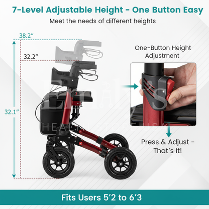 Emily's ComfortGlide™ Rollator Walker