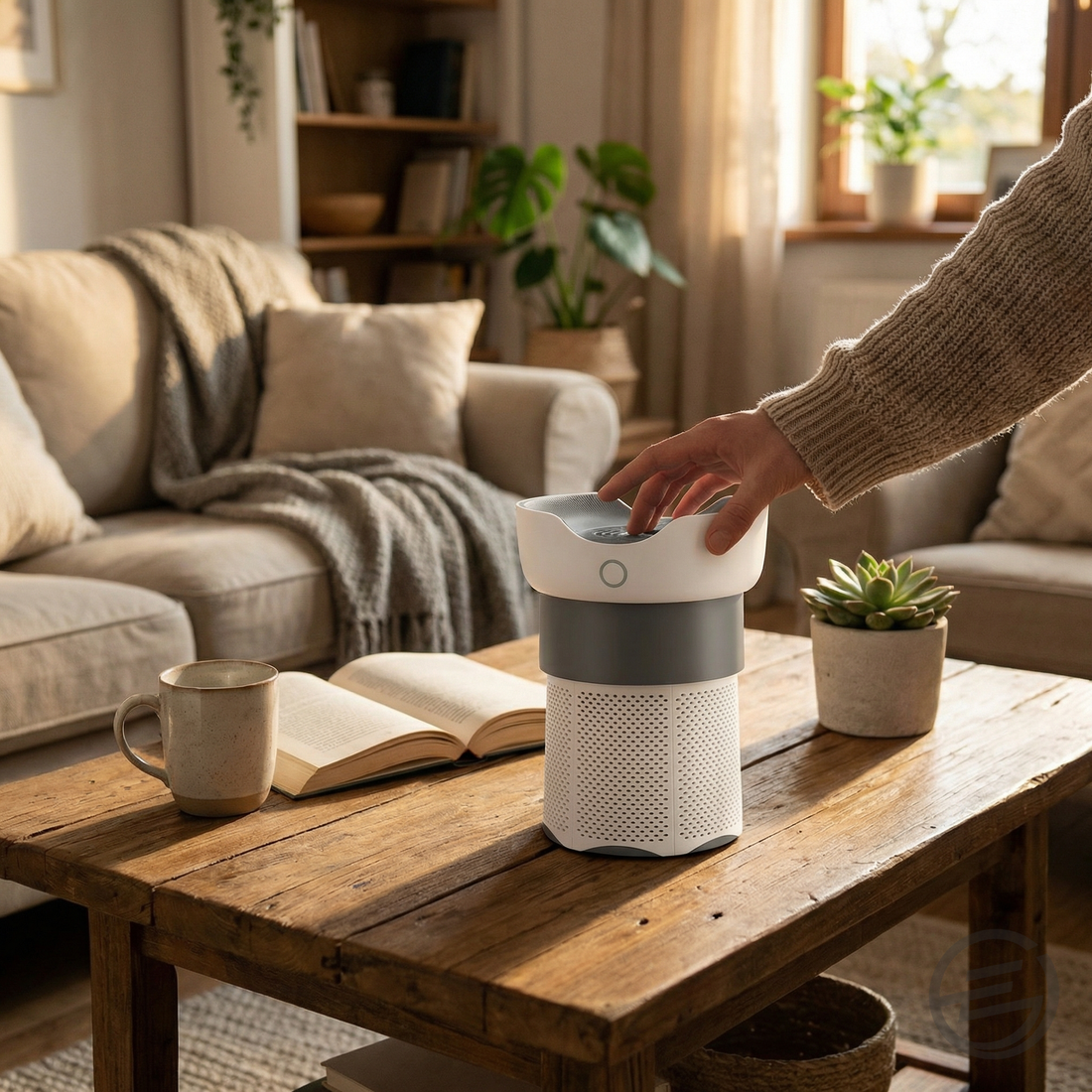 PureBreeze customer using product