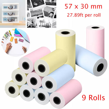 Colored Thermal Paper Roll Refill