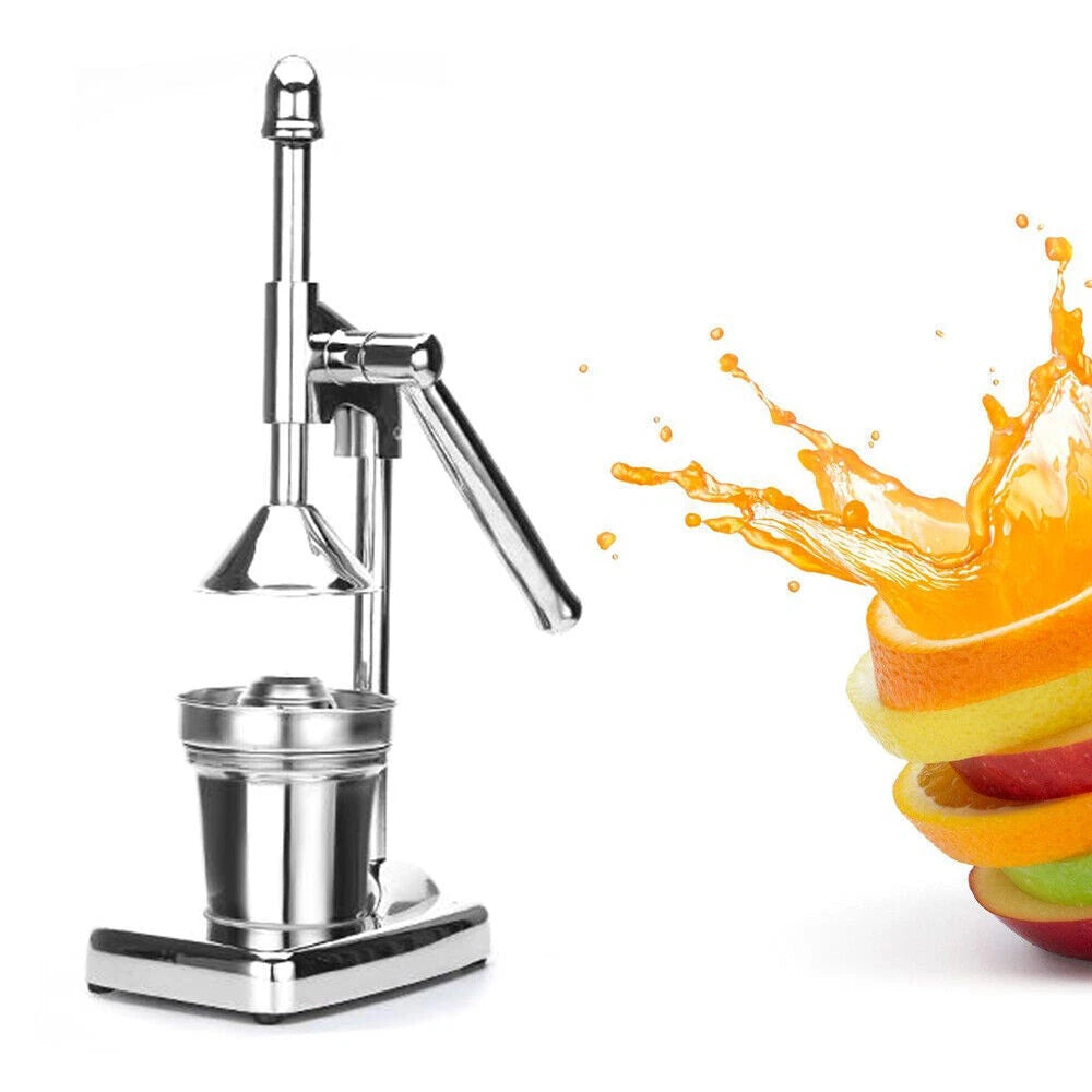 Heavy duty manual citrus press juicer - cast iron lemon squeezer for commercial and home use