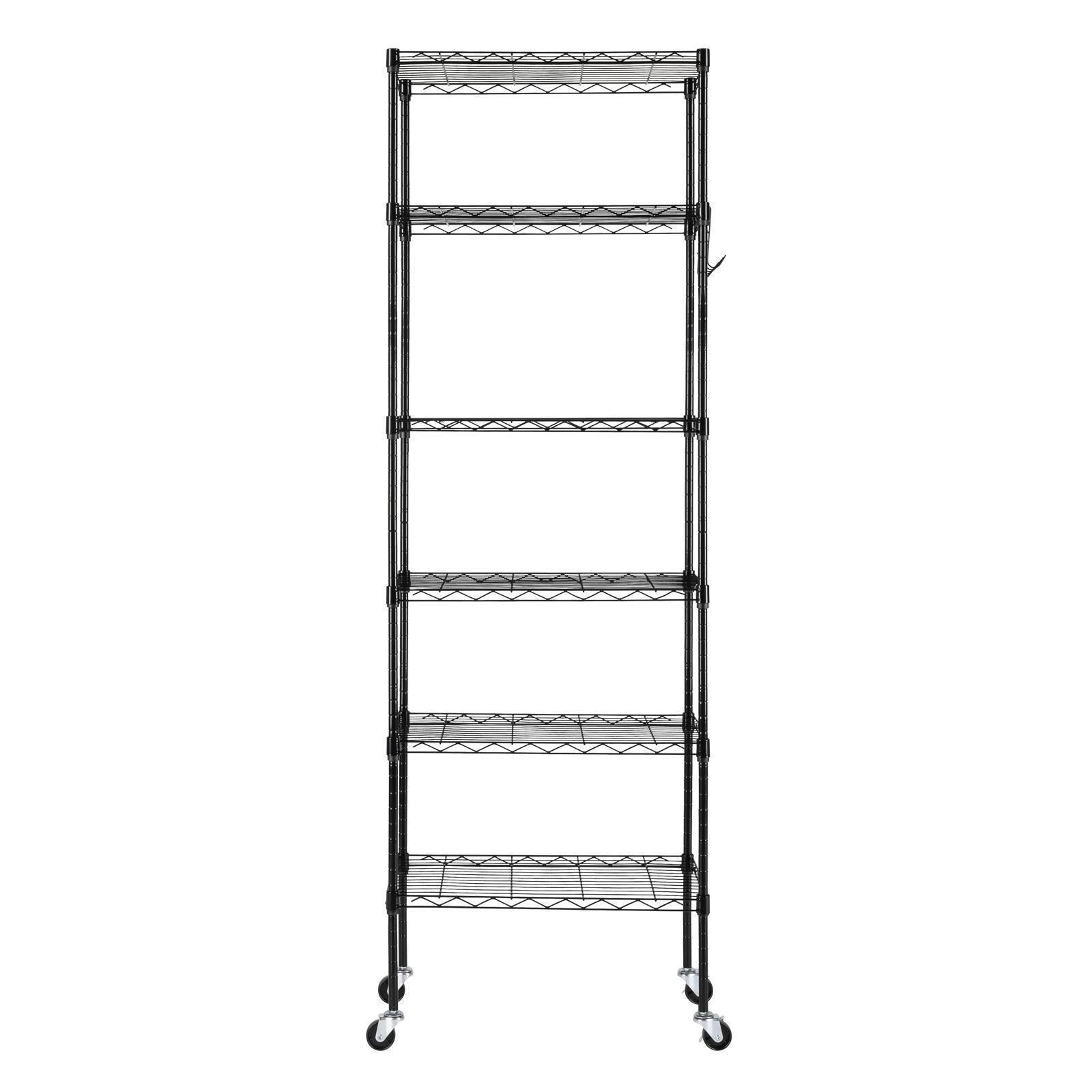 Rolling Storage Rack Garage Kitchen Basement Organization