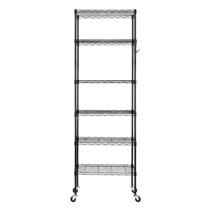 Rolling Storage Rack Garage Kitchen Basement Organization