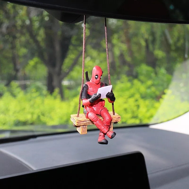 Deadpool Pendant Car Rearview Mirror