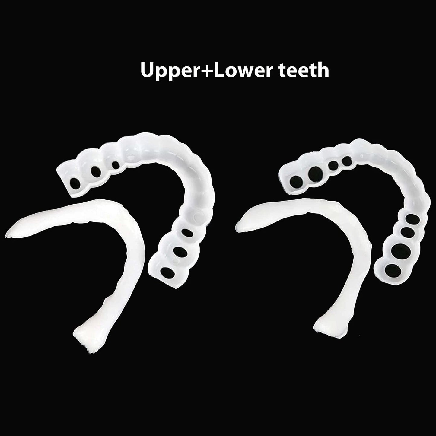 False Teeth Snap On Dental Veneers Temporary Cosmetic Teeth