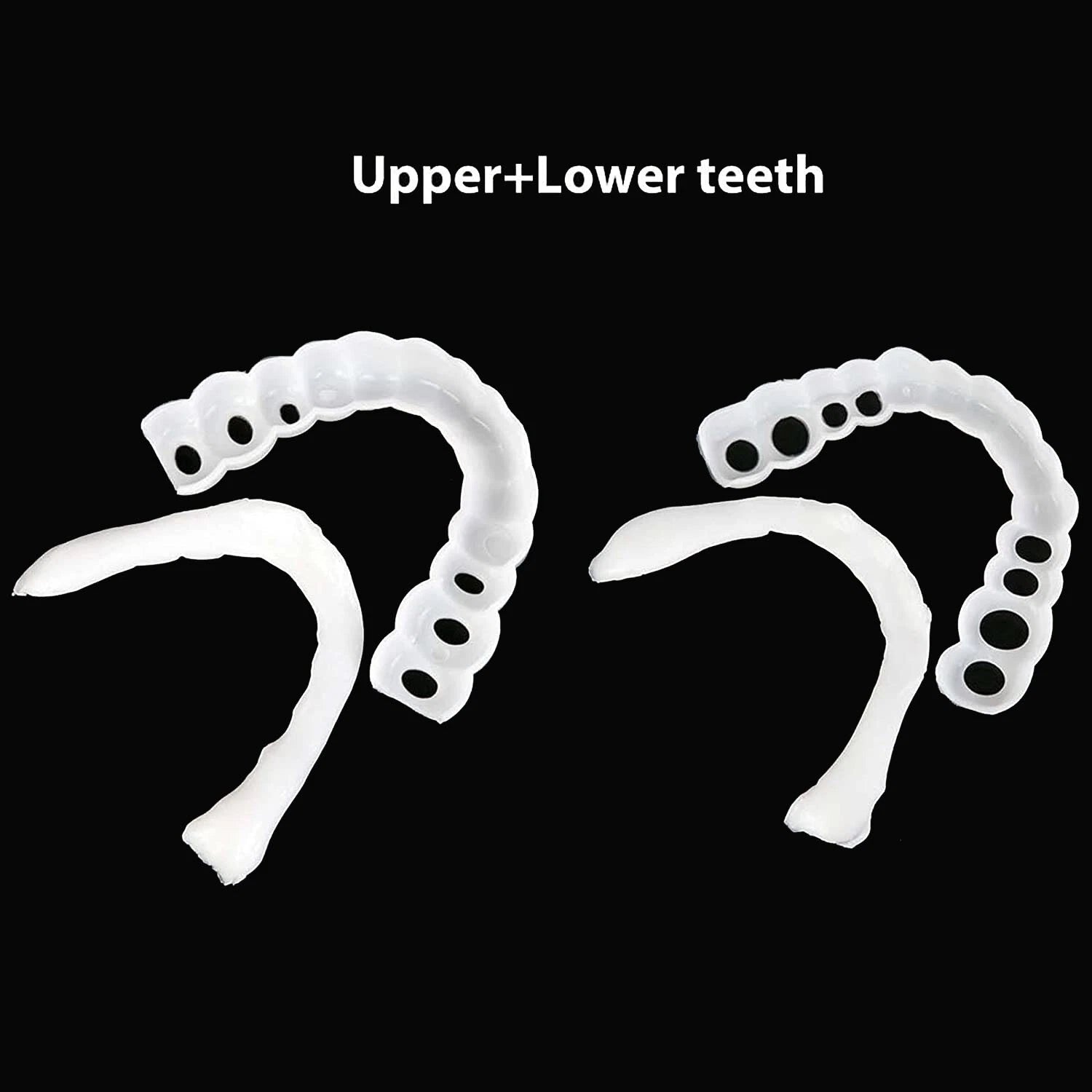 False Teeth Snap On Dental Veneers Temporary Cosmetic Teeth