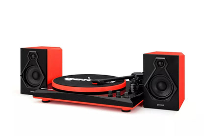 Stereo Turntable System with Speakers