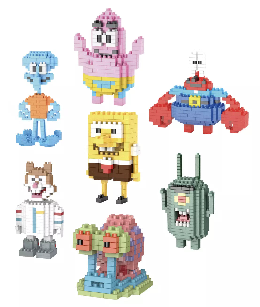 SpongeBob Cartoon Building Blocks