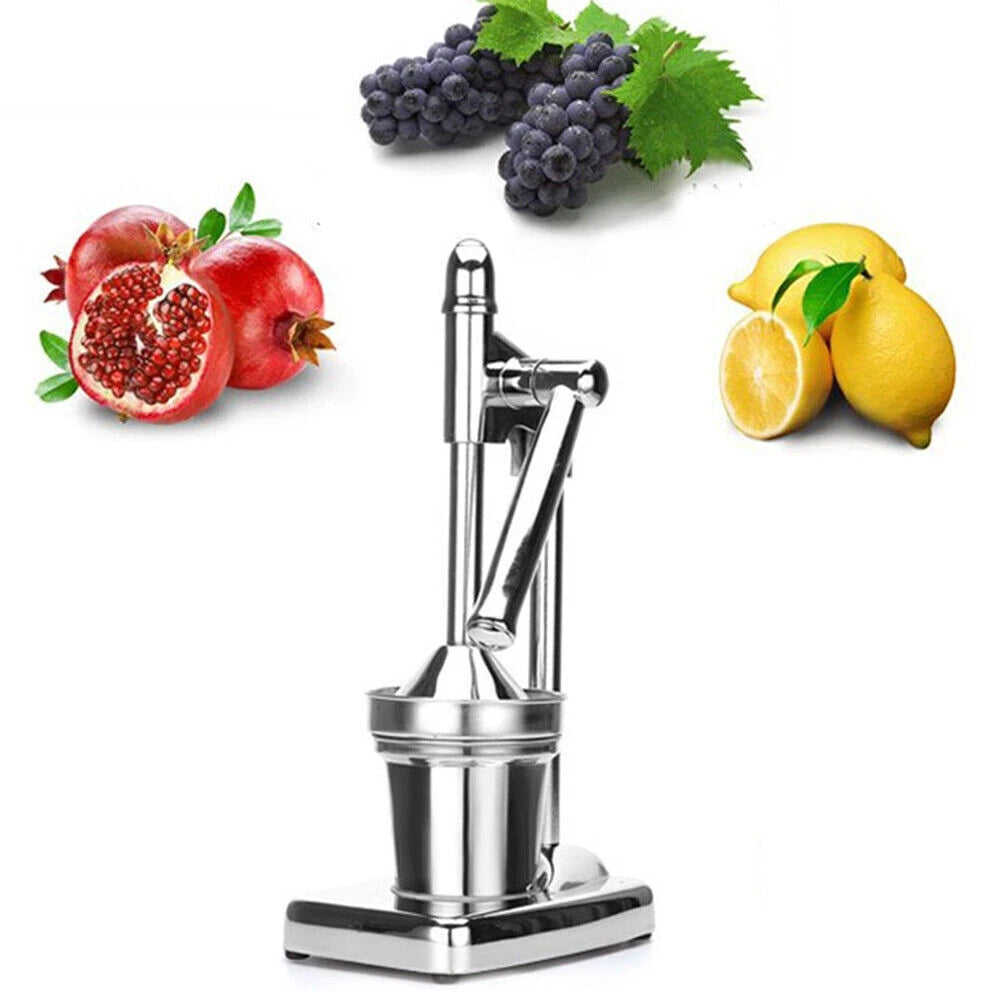 Professional manual citrus juicer press machine - fruit squeezer for fresh orange juice and lemonade