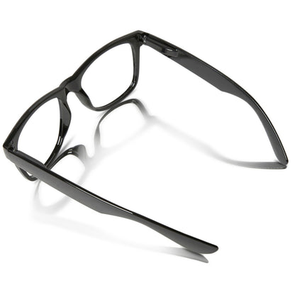 Reading Glasses Unisex Square Frame Black