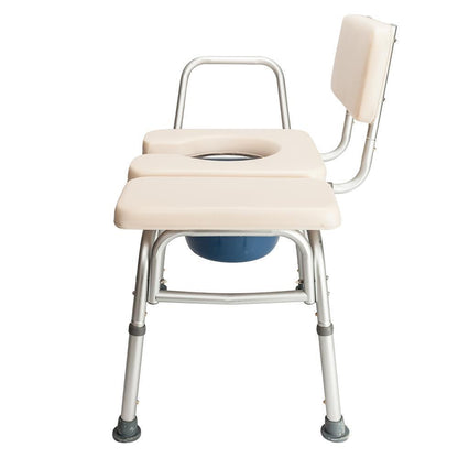 Portable Commode Chair for Elderly Heavy Duty Bariatric