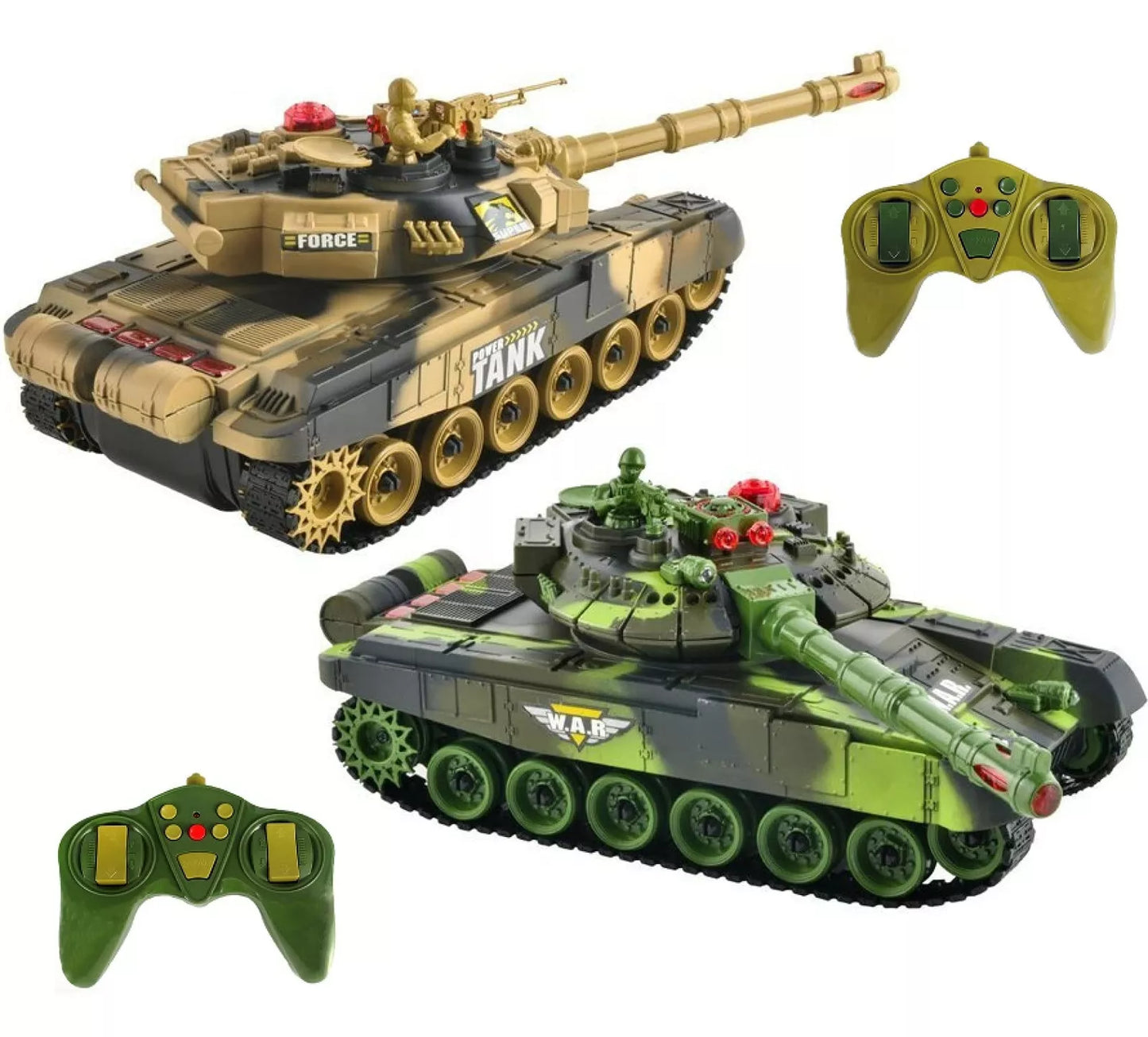 RC Battle Tanks (Set of 2)