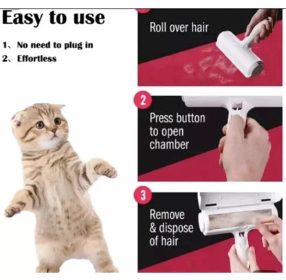 Reusable Pet Hair Roller Remover – Easy Fur & Lint Removal