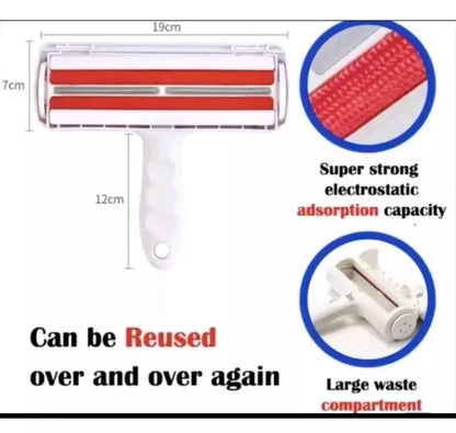 Reusable Pet Hair Roller Remover – Easy Fur & Lint Removal