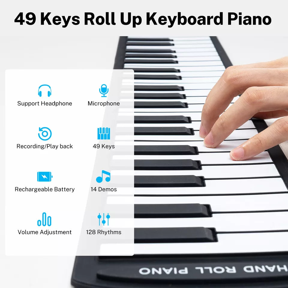 Flexible Roll Up Piano