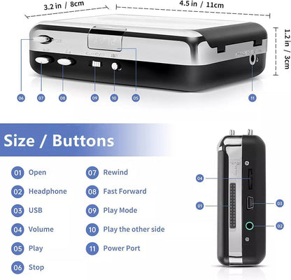 Cassette to MP3 Converter by Sharper Image