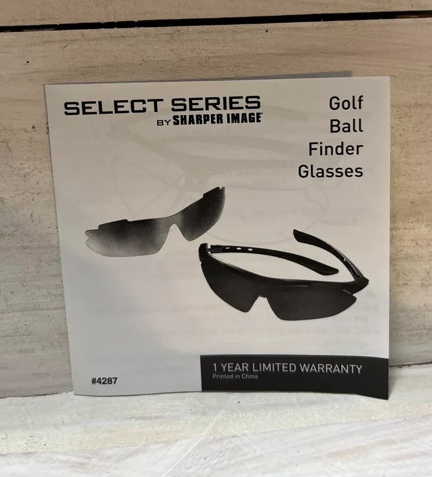 Golf Ball Finding Glasses by Sharper Image