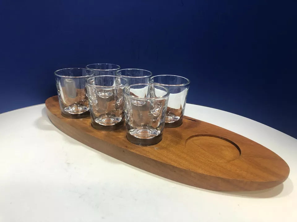 Deluxe Shot Glass Tray Set