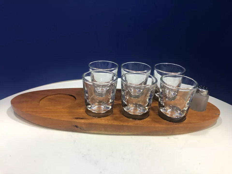 Deluxe Shot Glass Tray Set