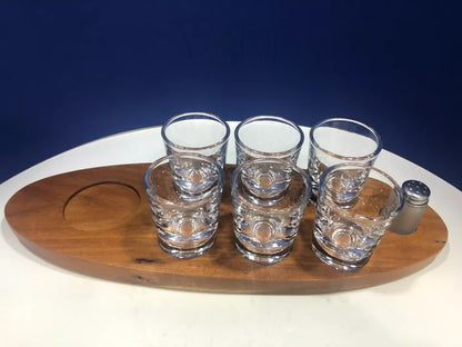 Deluxe Shot Glass Tray Set