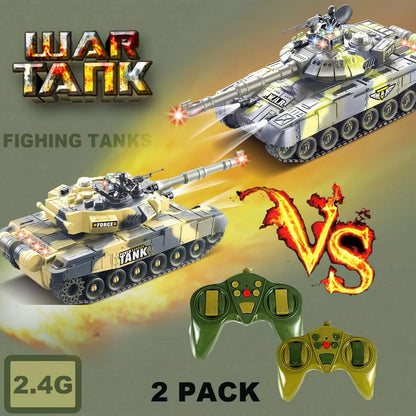 RC Battle Tanks (Set of 2)