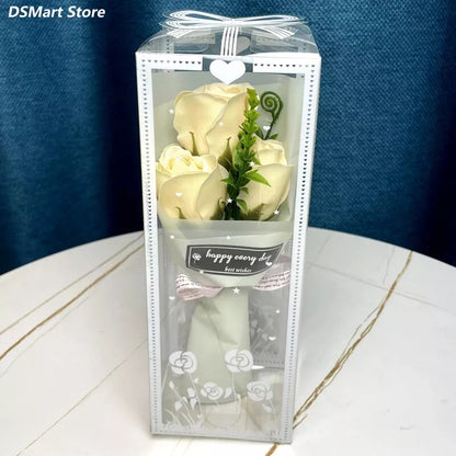 3 Heads Artificial Rose Bouquet