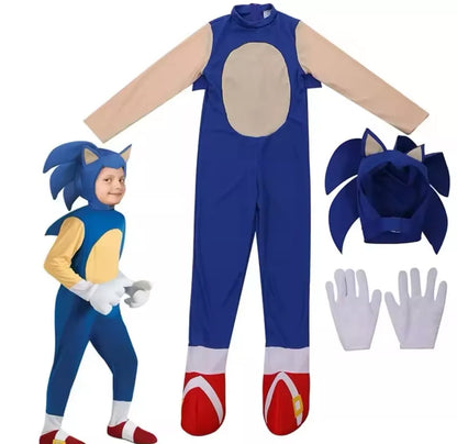 Children Sonic Cosplay Costume