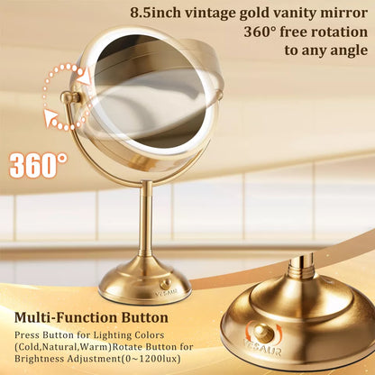 LED Lighted Glamour Makeup Mirror